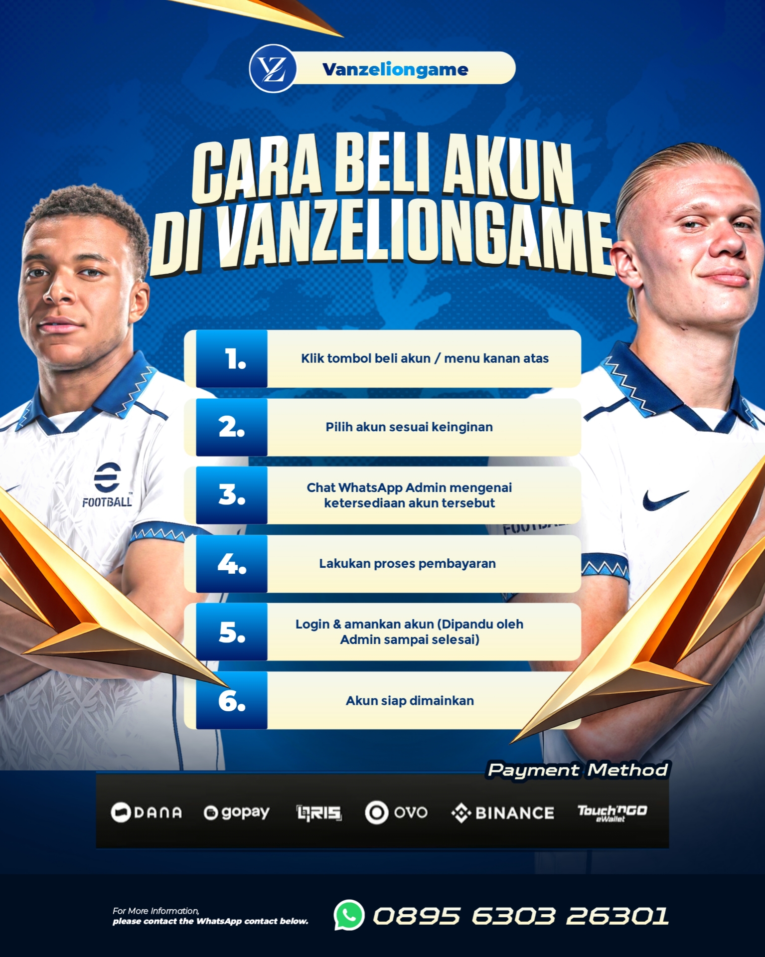 Cara Beli Akun di Vanzeliongame - klik untuk lihat penuh